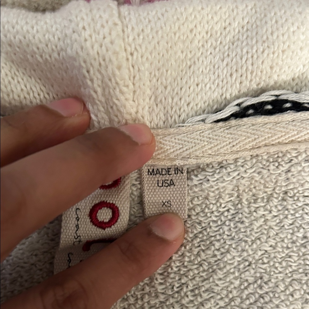 Dolan Gray and White Striped Cardigan - Picture 5 of 6